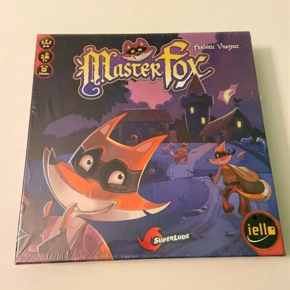2015 Iello Master Fox Game Superlude Fun Family Board Card Game New Sealed - Picture 8 of 8